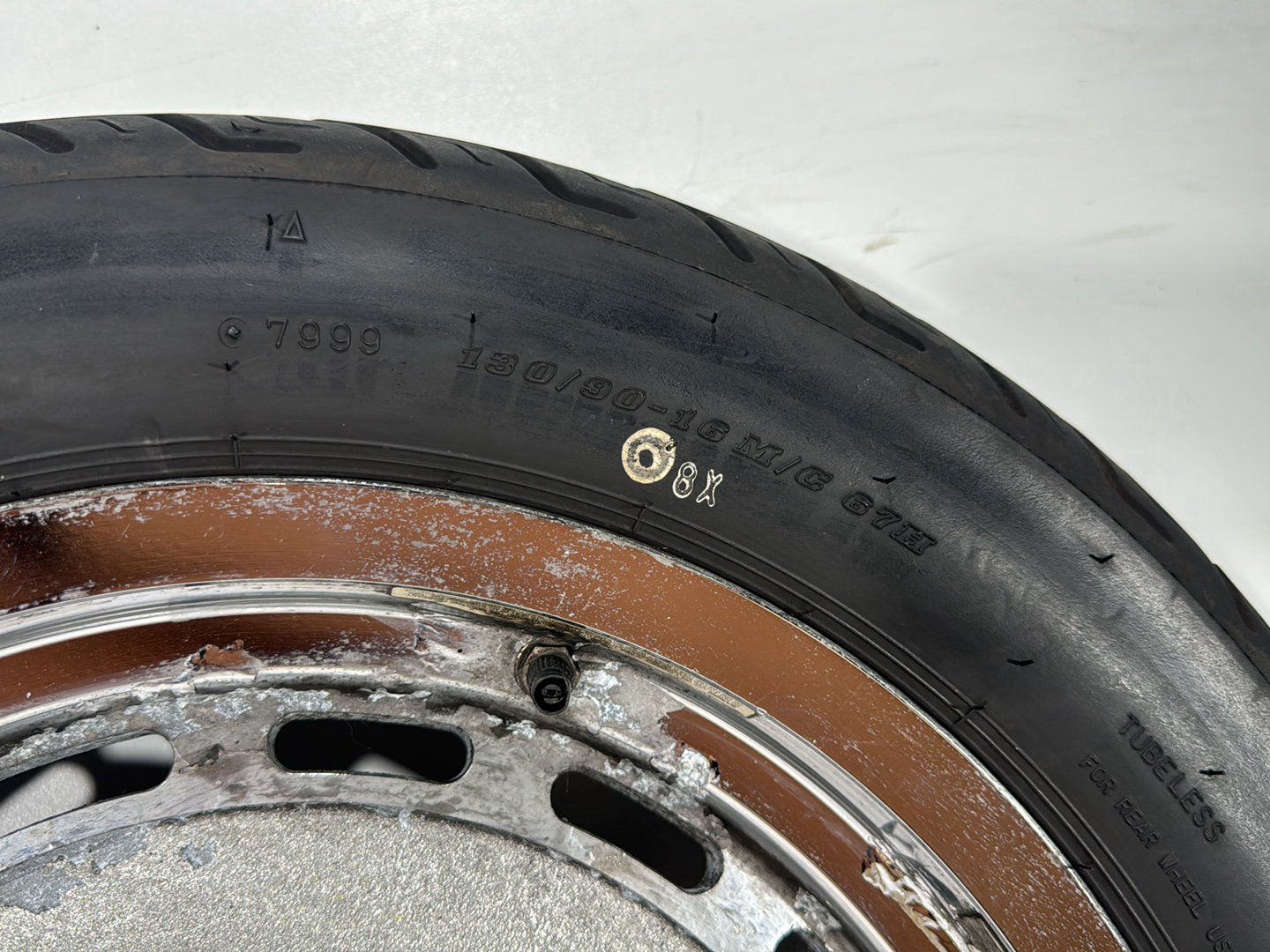 1997 Harley Sportster 1200 Custom XL1200C OEM Rear Wheel Rim Tire