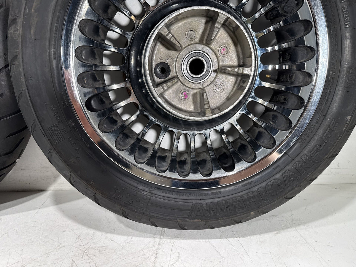 2012 Harley Electra Glide Touring Ultra OEM Front & Rear Wheel Rim Tire 16" 17"