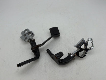 2009 Harley Dyna Street Bob FXDB OEM Left Right Foot Brake Control Pegs
