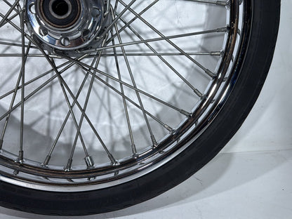 2000 Harley Dyna FXDWG Wide Glide OEM Front Wheel Rim Tire Spoked