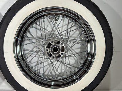 2008 Harley Softail Deluxe FLSTN OEM Front Rear Wheel Rim Tire Spoked