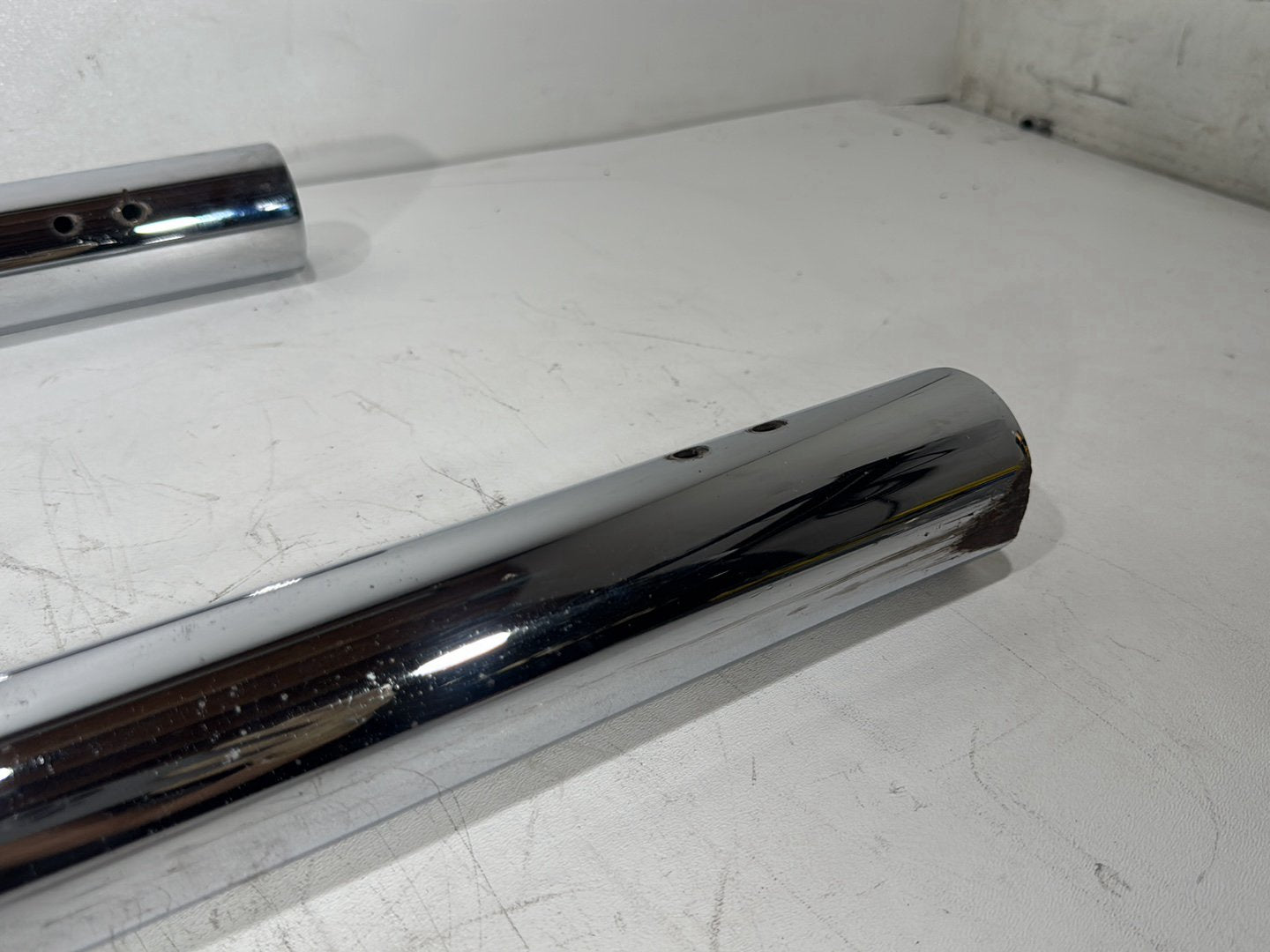 2003 Harley Dyna Wide Glide FXDWG OEM Exhaust Header Pipes Muffler Vance & Hines