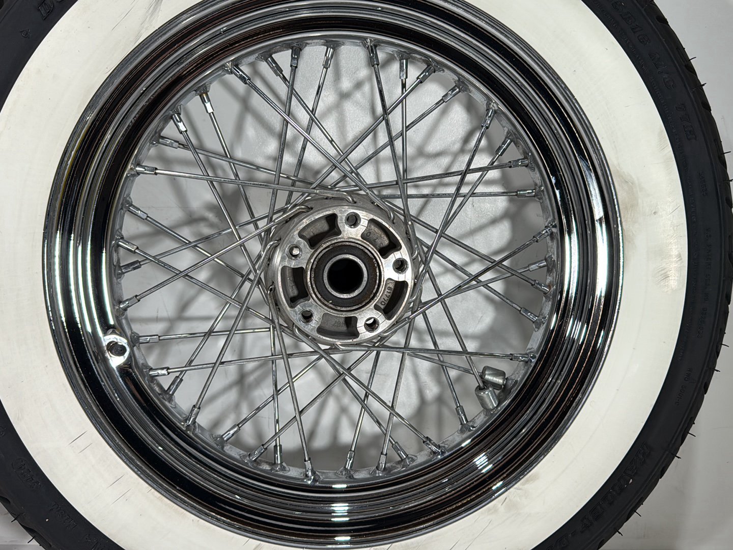 2008 Harley Softail Deluxe FLSTN OEM Front Rear Wheel Rim Tire Spoked
