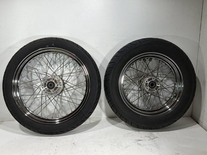 2005 Harley Sportster 1200 Roadster XL1200R OEM Front Rear Wheel Rim Tire Spoked