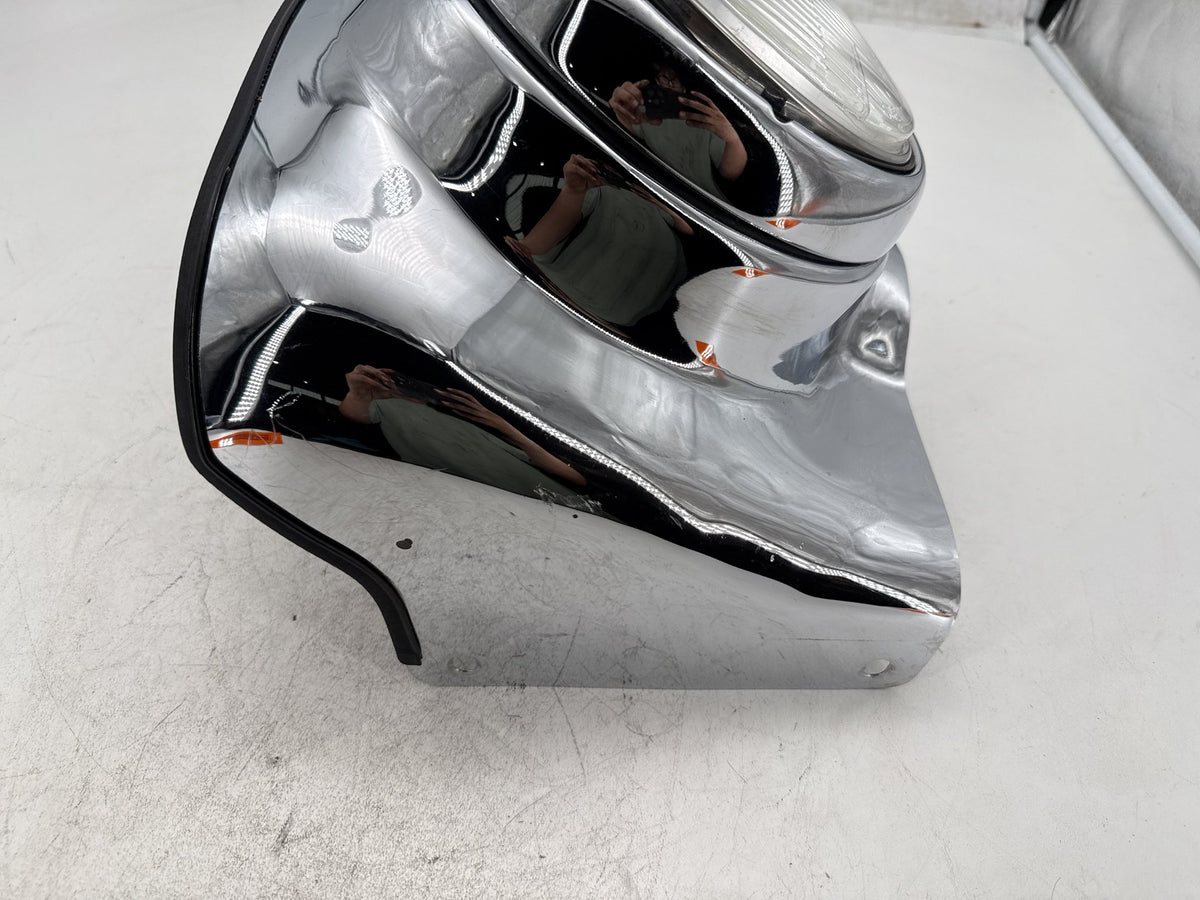 93 Harley Electra Glide Touring Headlight Headlamp Head Light Halogen w/ Nacelle