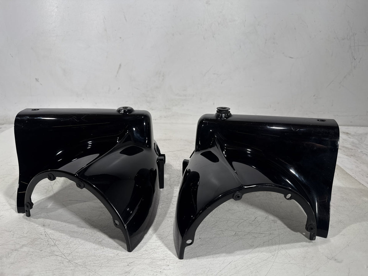 2010 Harley Road King Touring Police OEM Left & Right Headlamp Nacelle Covers