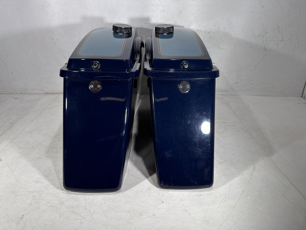 2011 Harley Electra Glide Touring Police OEM Left Right Saddlebags Luggage NOKey