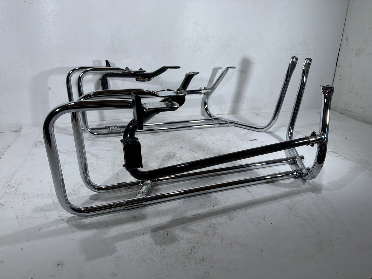 2010 Harley Electra Glide Touring Ultra OEM Rear LH RH Saddlebag Guard Rails Bar