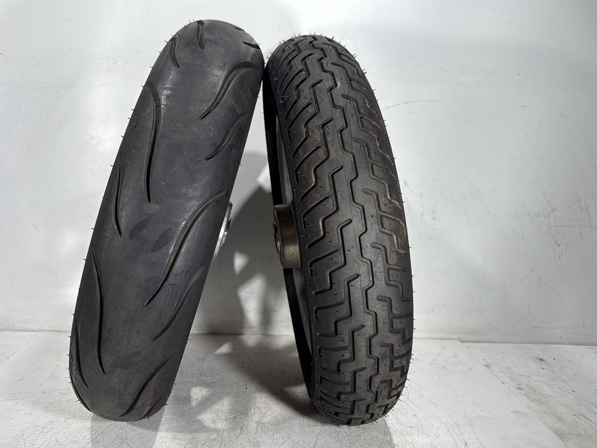 2005 Harley Road King Touring Police OEM Front & Rear Wheel Rim Tire 16"