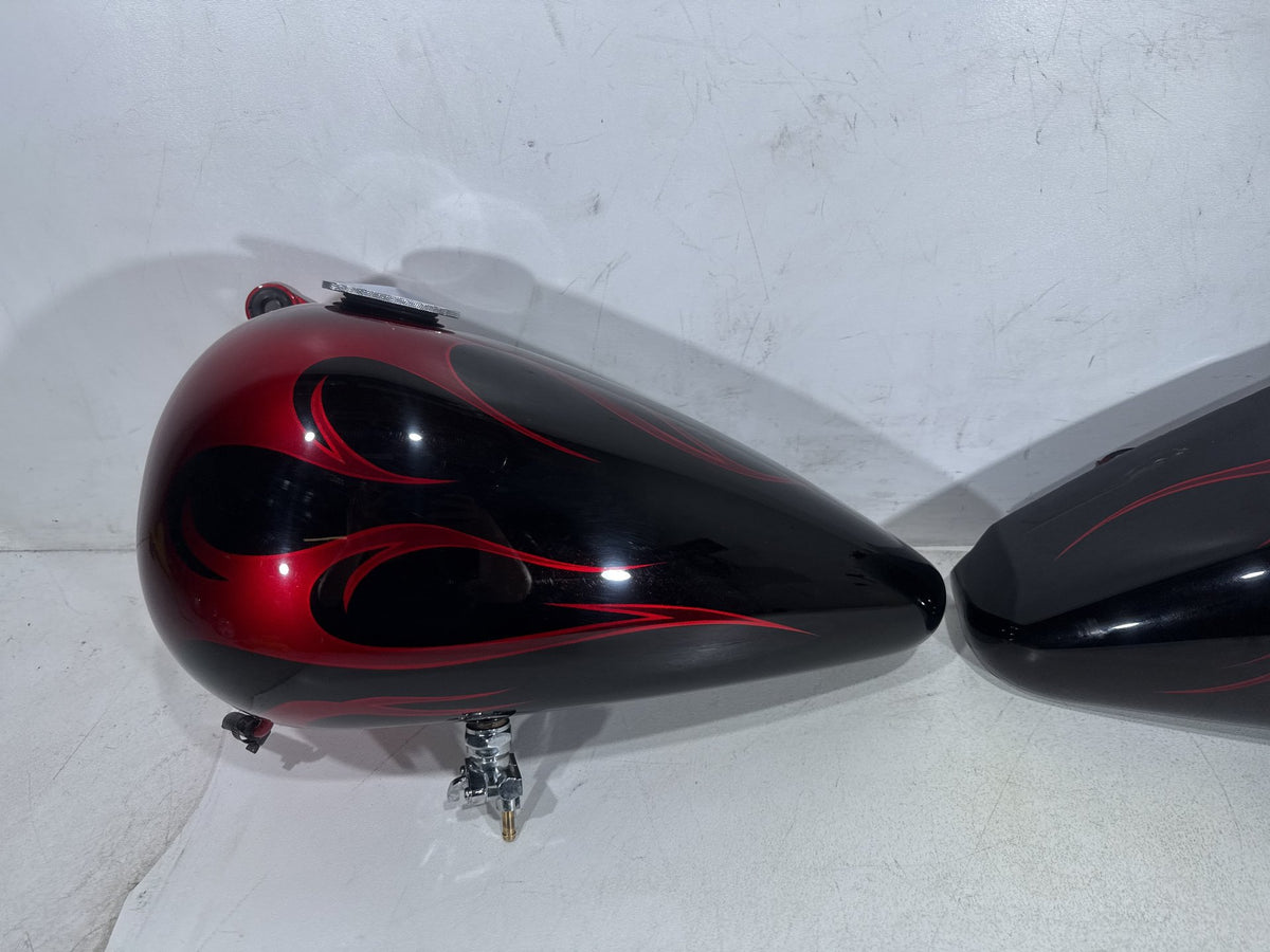 1994 Harley Softail Custom FXSTC OEM Left Right Fuel Gas Tank Gasoline Reservoir
