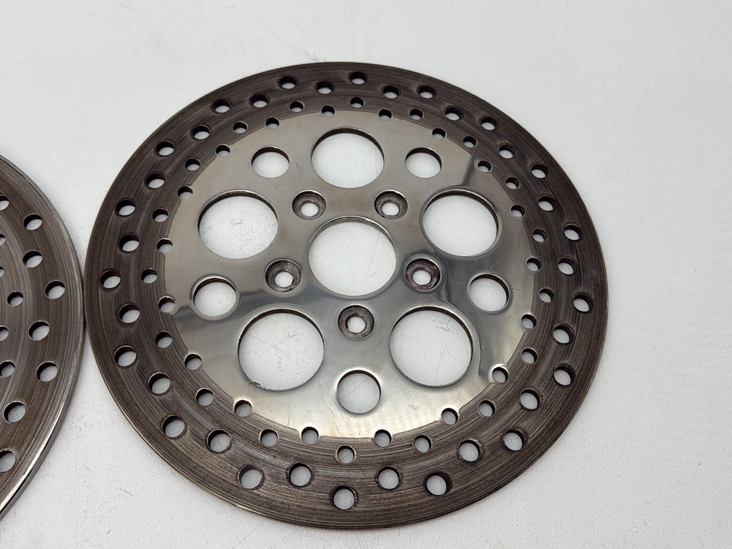 1991 Harley Heritage Softail Classic FLSTC OEM Front Brake Rotors Disc Pair