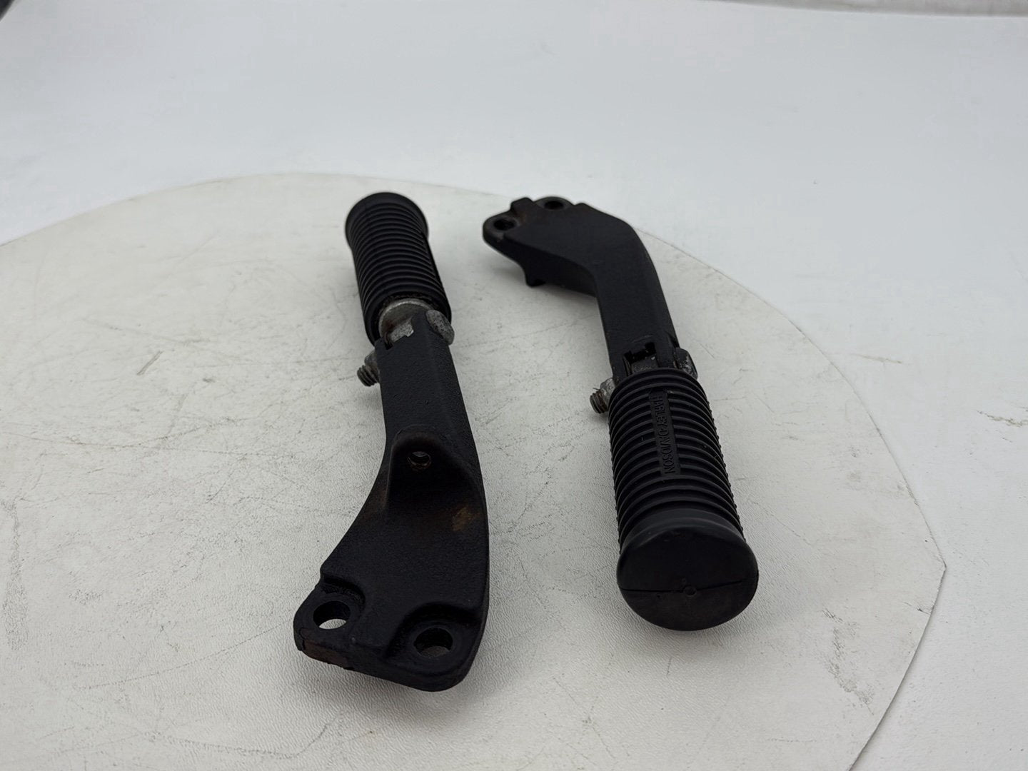 2012 Harley Dyna Fat Bob FXDF 103 OEM Passenger Left & Right Foot Pegs