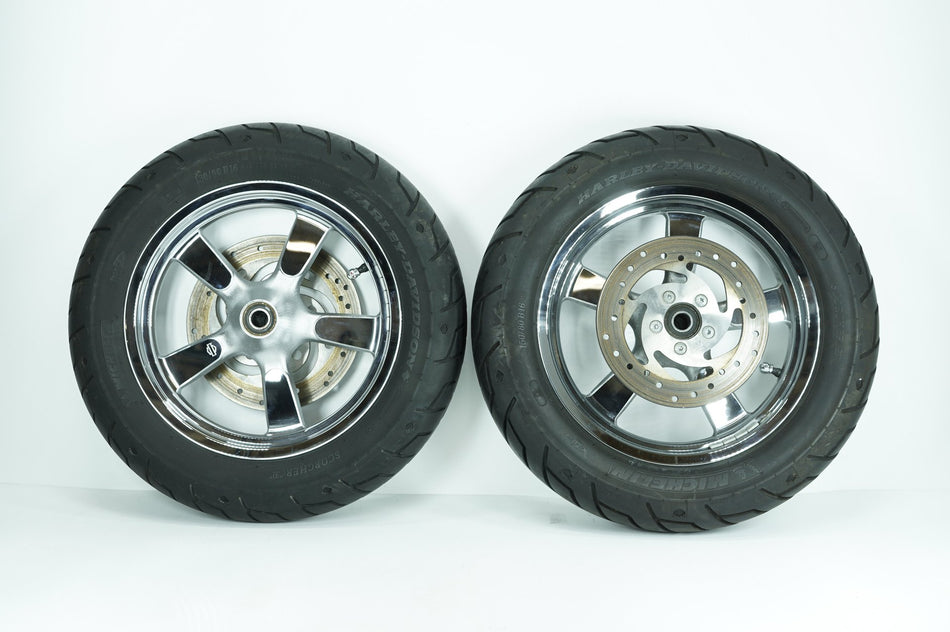 2013 - 2022 Harley-Davidson Sportster Custom Front & Rear Wheel Rim Tire ThunderStar