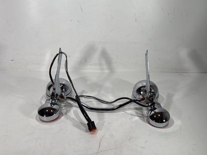 1996 Harley Electra Glide Touring FLHT OEM Front Turn Signal Indicators Aux Light Bar