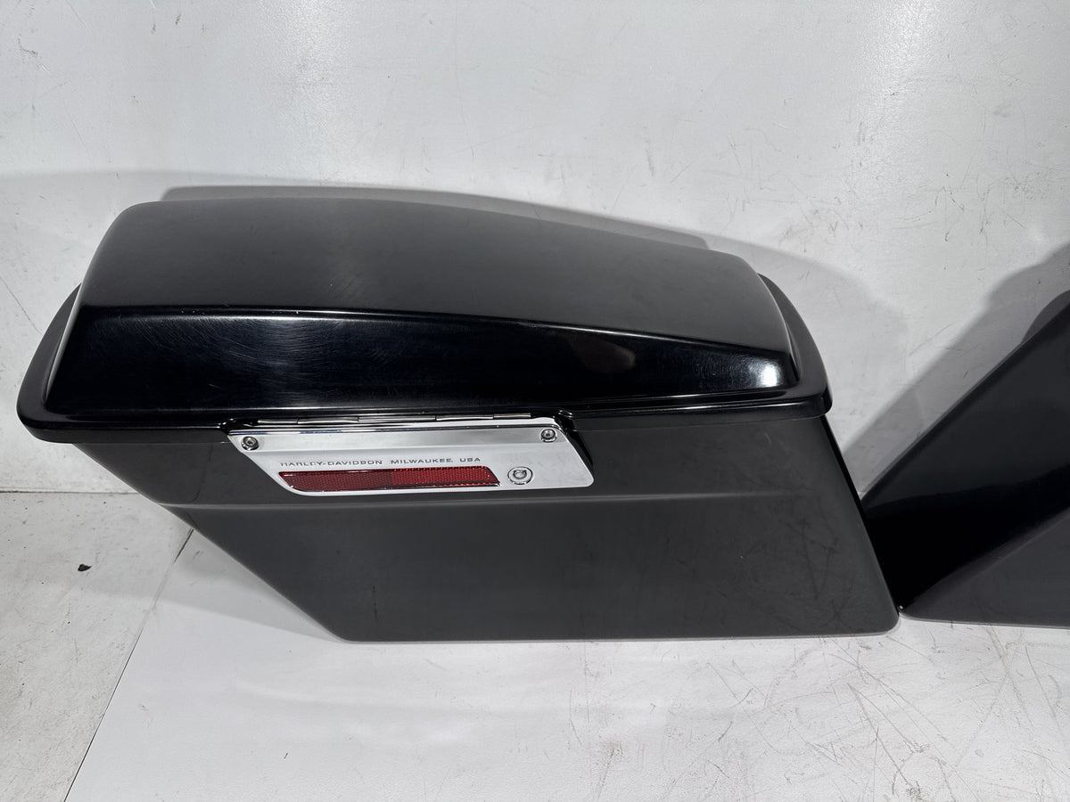 2002 Harley Electra Glide Touring FLHT OEM Left Right Saddlebags Luggage NOKey