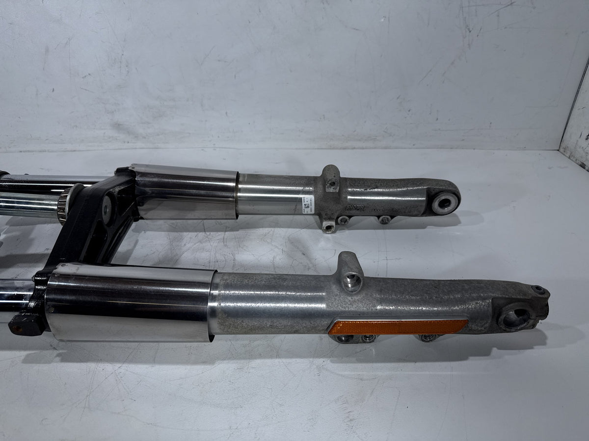 14 Harley Electra Touring Ultra Front Triple Tree Set & LH RH Fork Legs Sliders