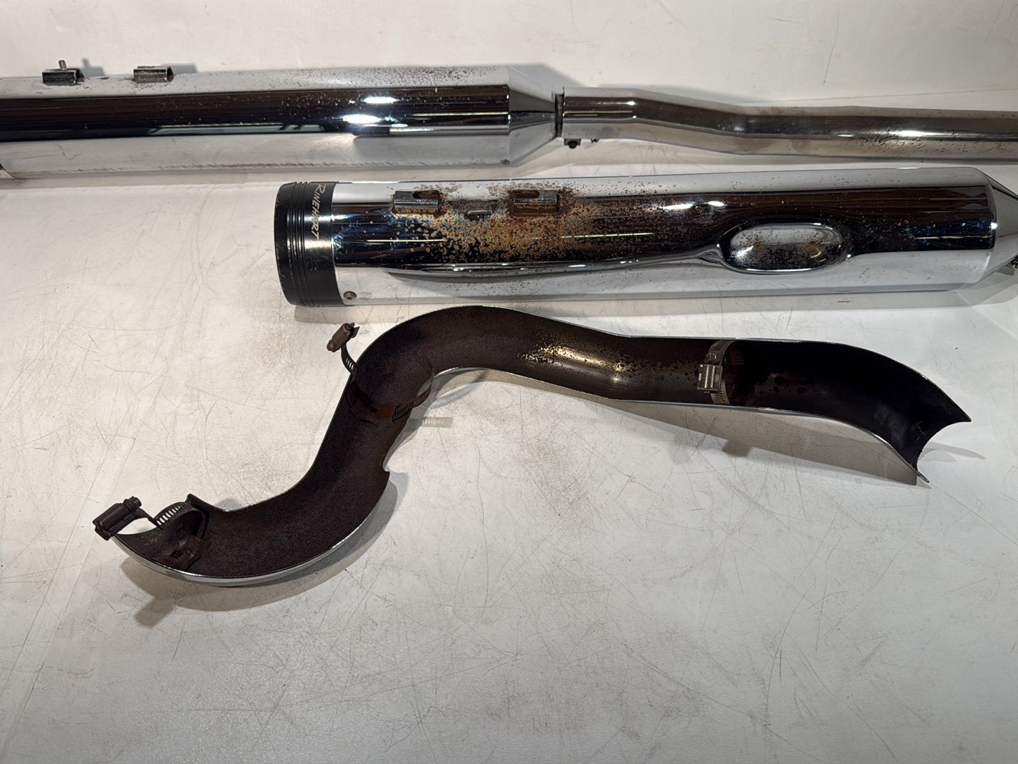 2007 - 2012 Harley-Davidson Touring Street Glide Exhaust Header Pipes Muffler Rinehart