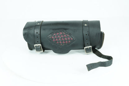 1999 - 2006 Harley-Davidson Dyna Wide Glide Front Onboard Tool Bag Leather Storage Aftermarket