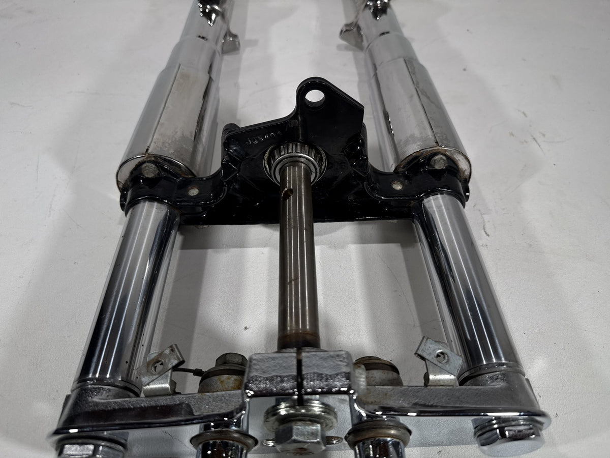 1995 Harley Heritage Softail OEM Front Triple Tree Set & LH RH Fork Legs Sliders