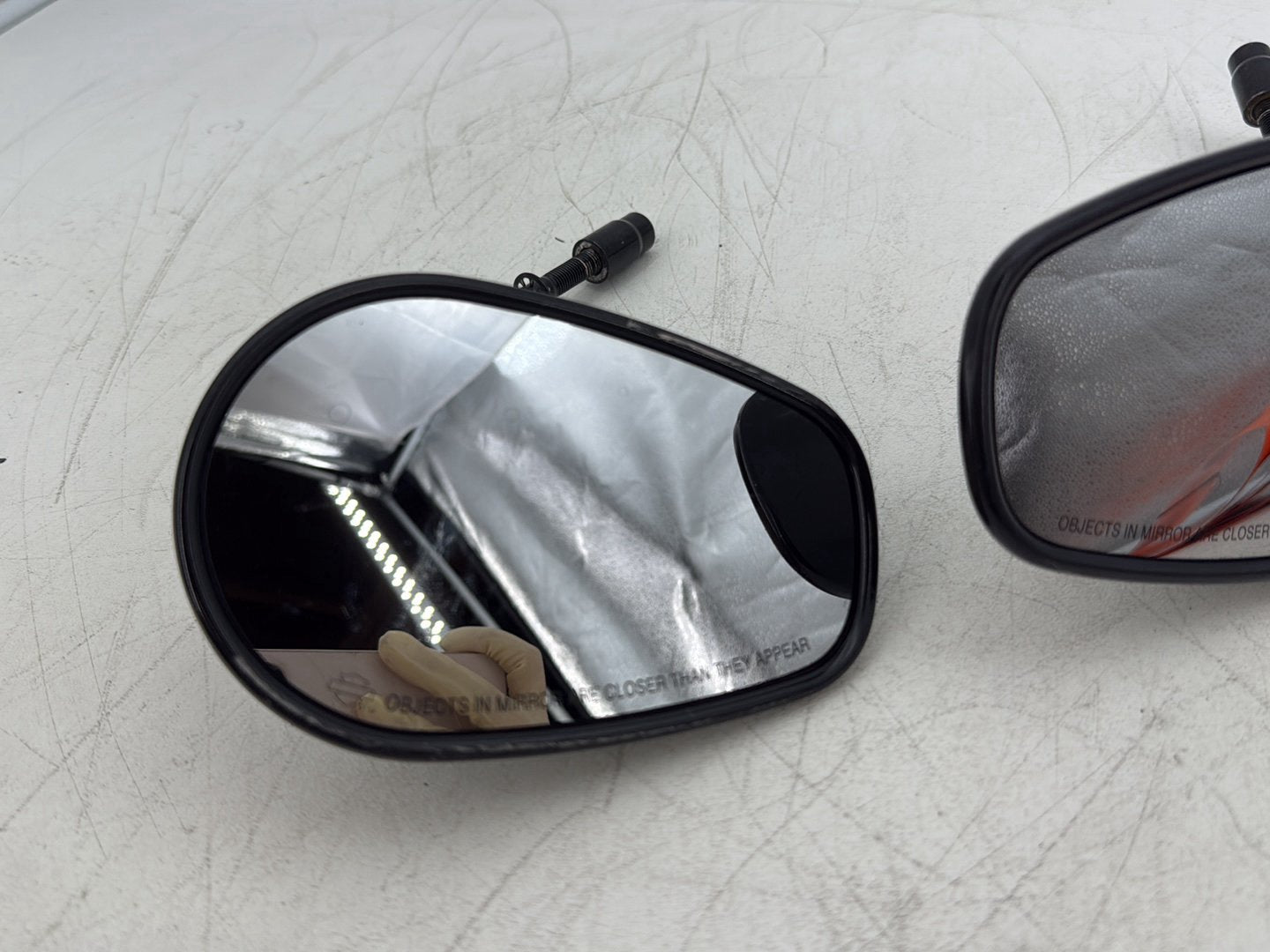 2013 Harley Forty-Eight Sportster 1200X OEM Left Right Rear View Mirror 91960-10