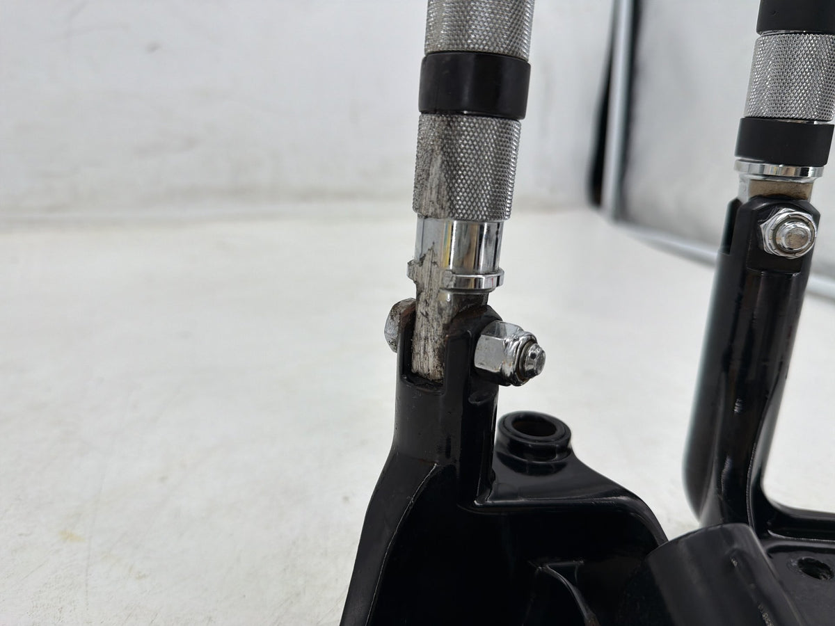 2001 Harley Softail Deuce FXSTD OEM Left & Right Driver Step Foot Rest Pegs