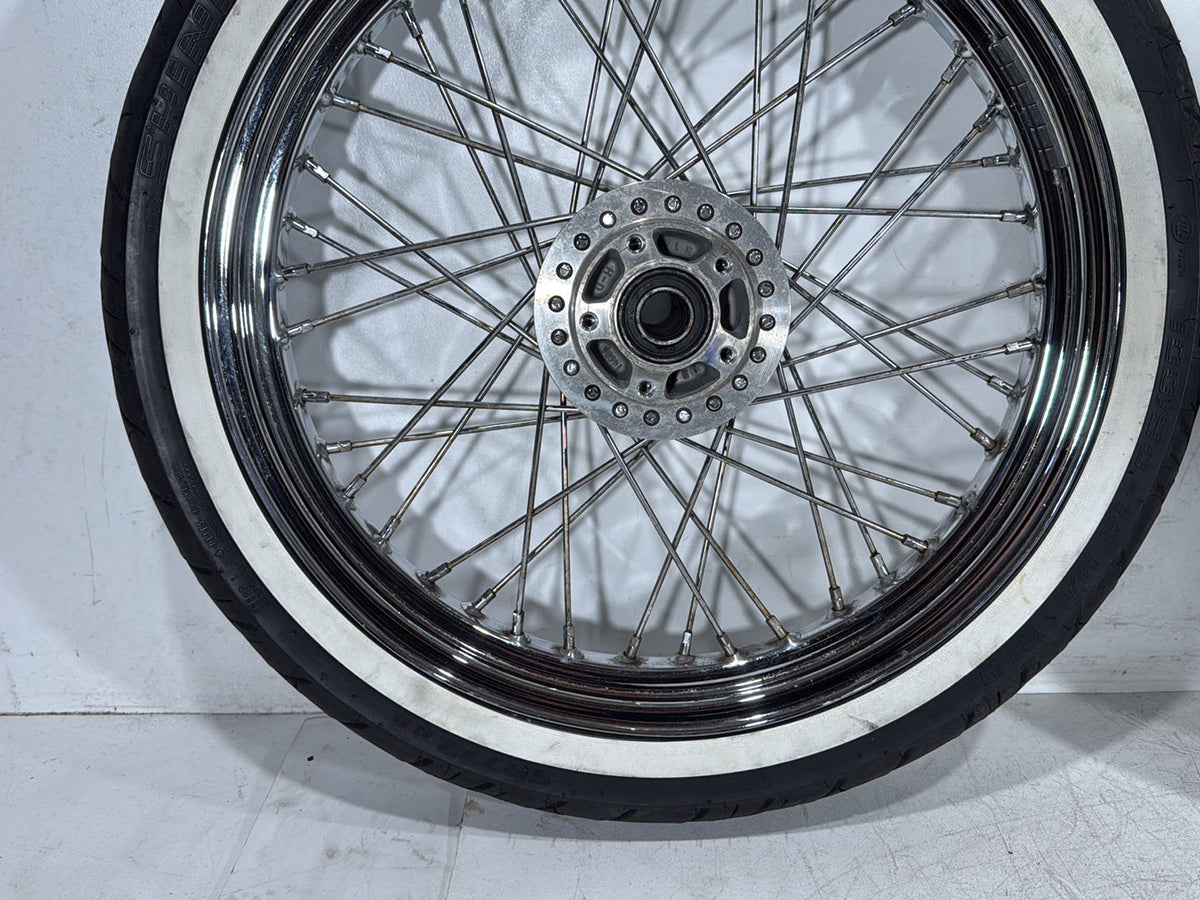 2007 Harley Dyna Street Bob FXDB OEM Front Rear Wheel Rim Tire Spoked