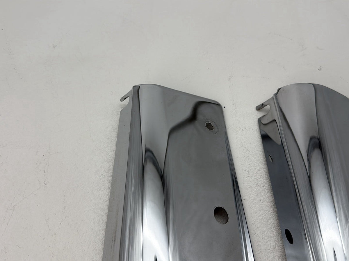 1991 Harley Heritage Softail Classic FLSTC OEM Front Left Right Fork Tube Slider Guard Covers