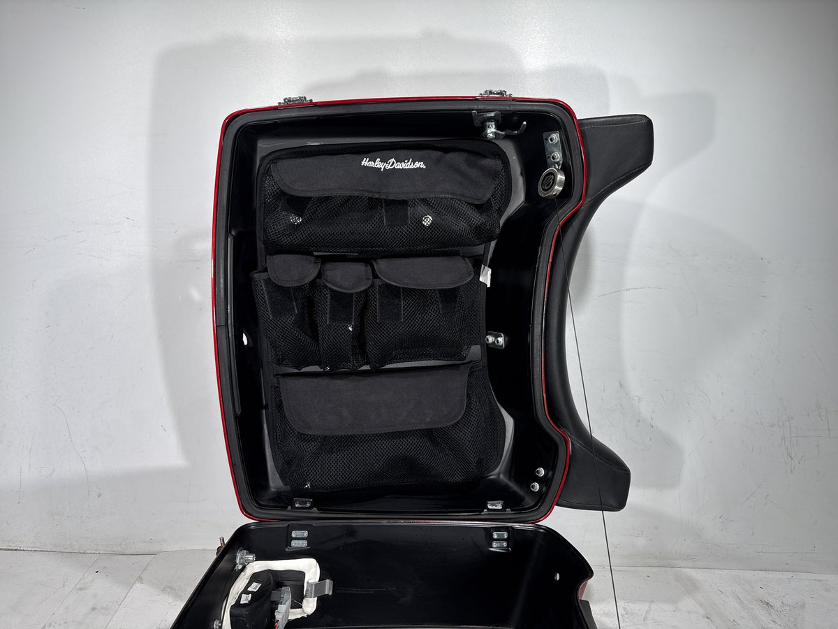 2013 Harley Electra Glide Touring FLHTCU OEM Pass Backrest Tour Pak Luggage NOKey