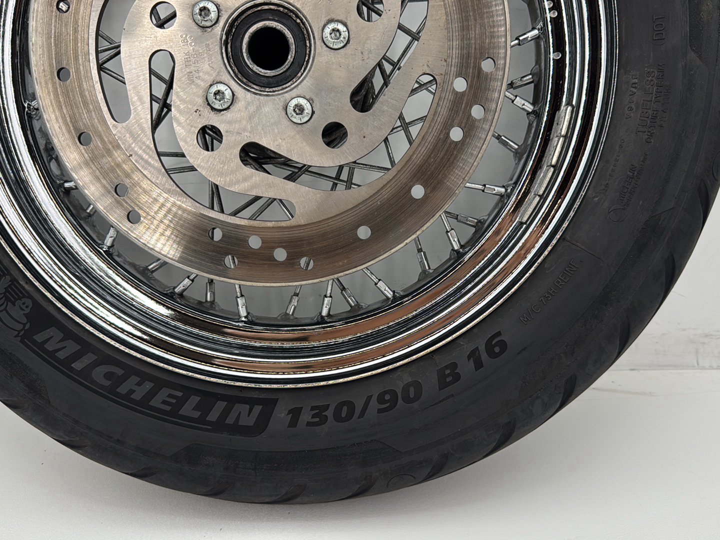 2007 Harley Softail Heritage Classic FLSTC OEM Rear Wheel Rim Tire Spoked