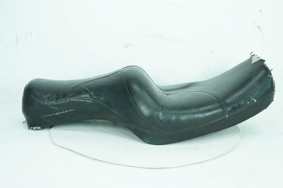 05 Harley Sportster XL1200 C Custom OEM Passenger Rider Driver Seat Saddle TORN