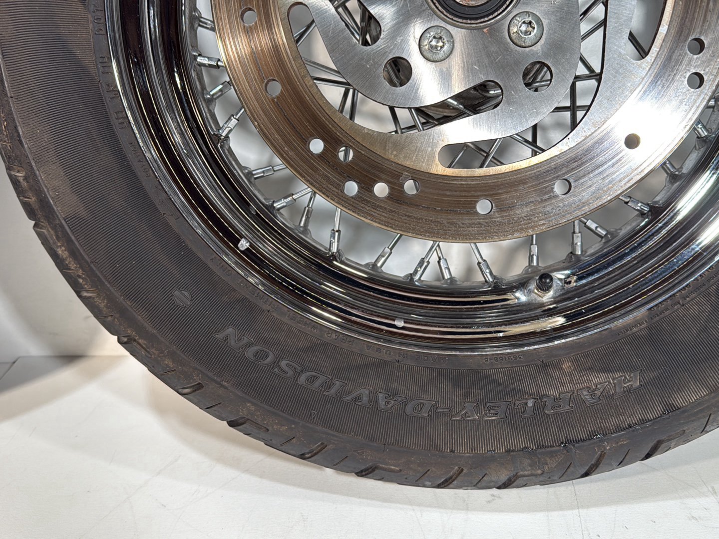 1999 - 2006 Harley-Davidson Softail Heritage Front Rear Wheel Rim Tire Spoked 40700-05 , 42947-06