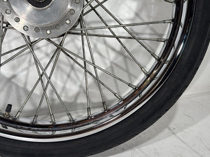 1997 Harley Sportster 1200 Custom XL1200C OEM Front Wheel Rim Tire Spoked