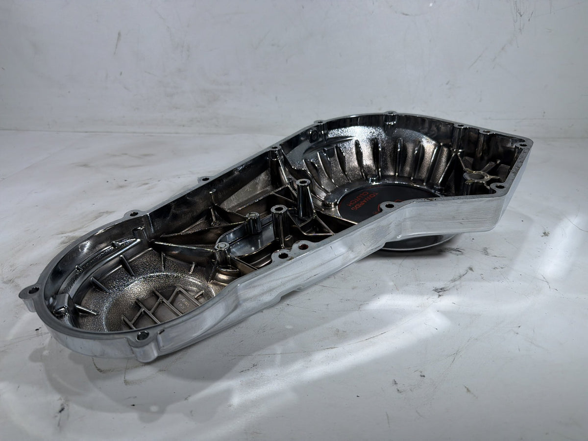 2006 Harley Softail Deuce FXSTDI OEM Outer Primary Clutch Cover SKULL