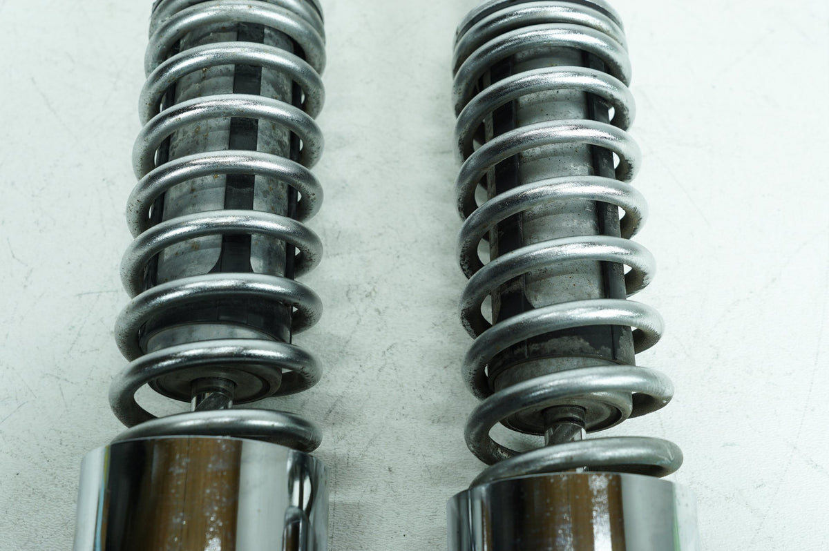 2003 Harley Sportster XL883 Hugger OEM Rear Left Right Shock Absorbers Low 12"