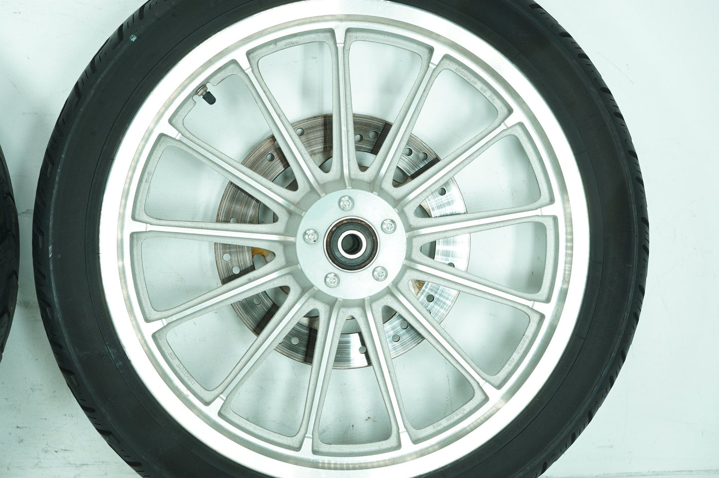 1989 - 2003 Harley-Davidson Sportster Hugger Front & Rear Wheel Rim Tire 43594-00A