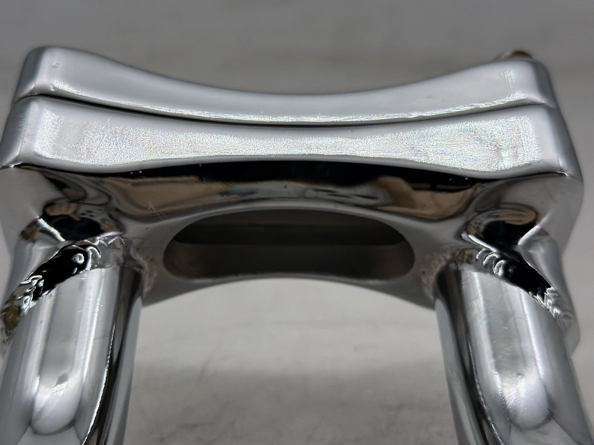 2011 Harley Electra Touring Police Front Upper Handlebar Riser Top Clamp Chrome