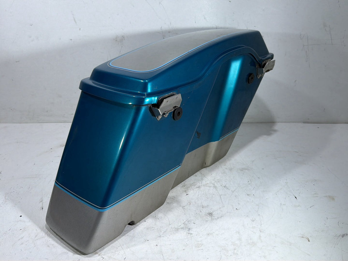 94 Harley Electra Glide Touring Classic Left 1 Saddlebag Luggage NO Key CRACKED