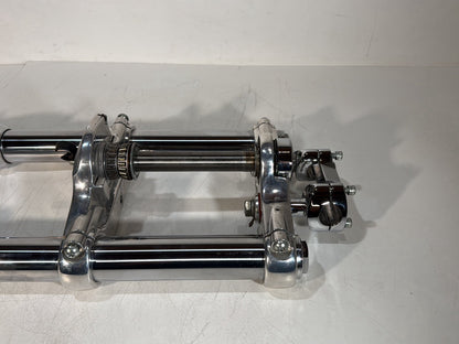 2007 - 2017 Harley-Davidson Dyna Super Glide Custom Front Triple Tree Set & LH RH Fork Legs Sliders 45538-06A
