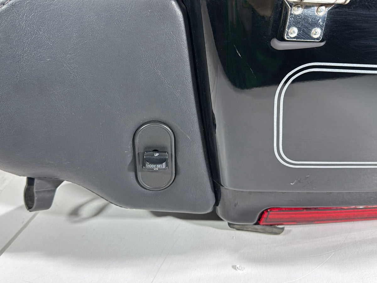 2008 Harley Touring Electra Glide Ultra OEM Pass Backrest Tour Pak Luggage NOKey