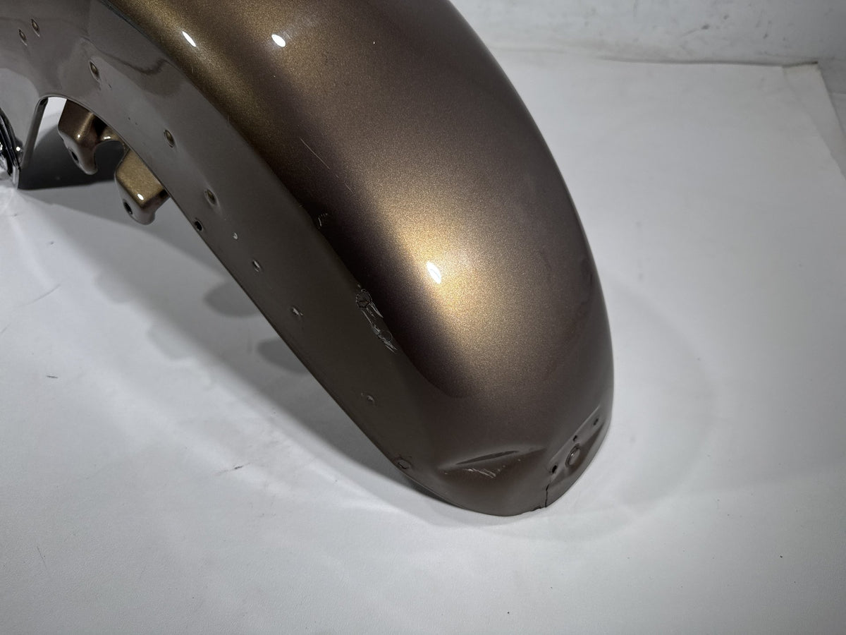 2004 Harley Road King Touring Classic Front Wheel Fender Shell Panel DENTED BENT