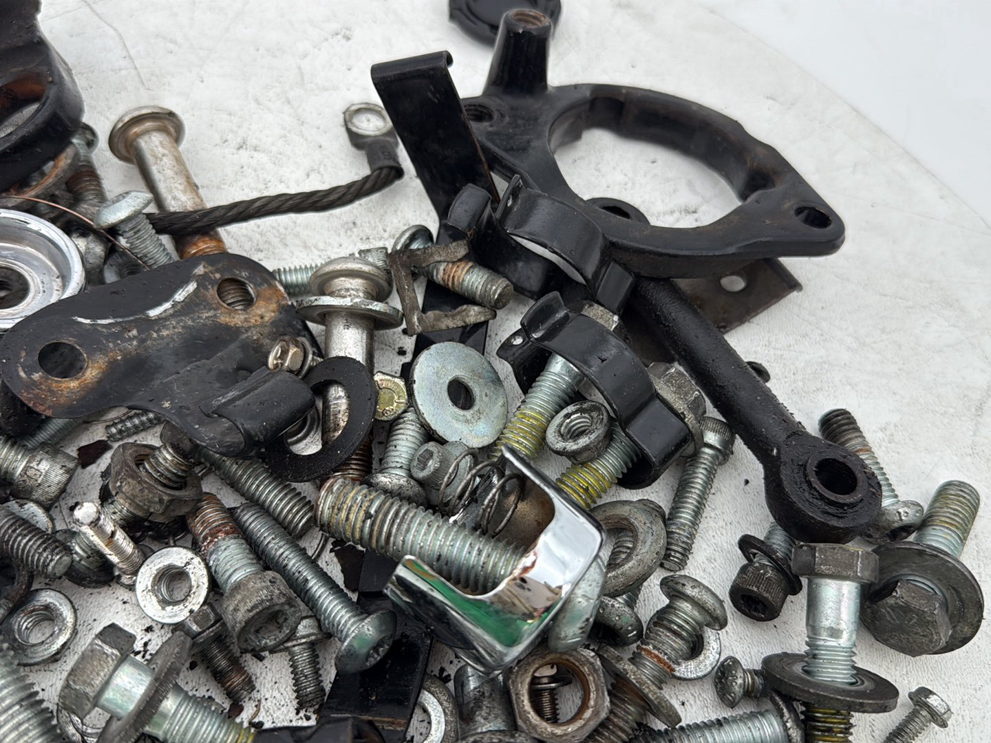 2009 Harley Sportster XL1200C 1200 Custom OEM Hardware Bolts Nuts & Brackets