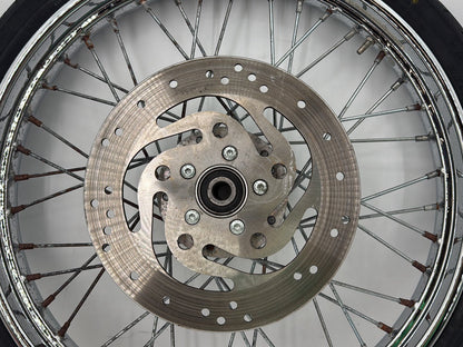 2003 Harley Sportster XL1200C 1200 Custom Anniversary OEM Front Wheel Rim Tire Spoked