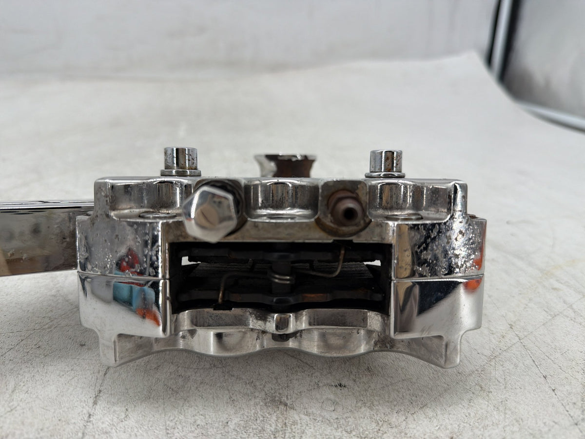 2002 Harley Dyna Wide Glide Rear Back Brake Caliper Bracket performance Peeling