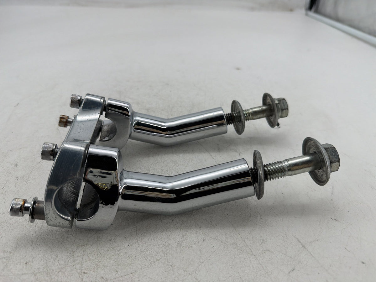 2001 Harley Softail Standard FXST OEM Front Handlebar Riser Top Clamp Chrome