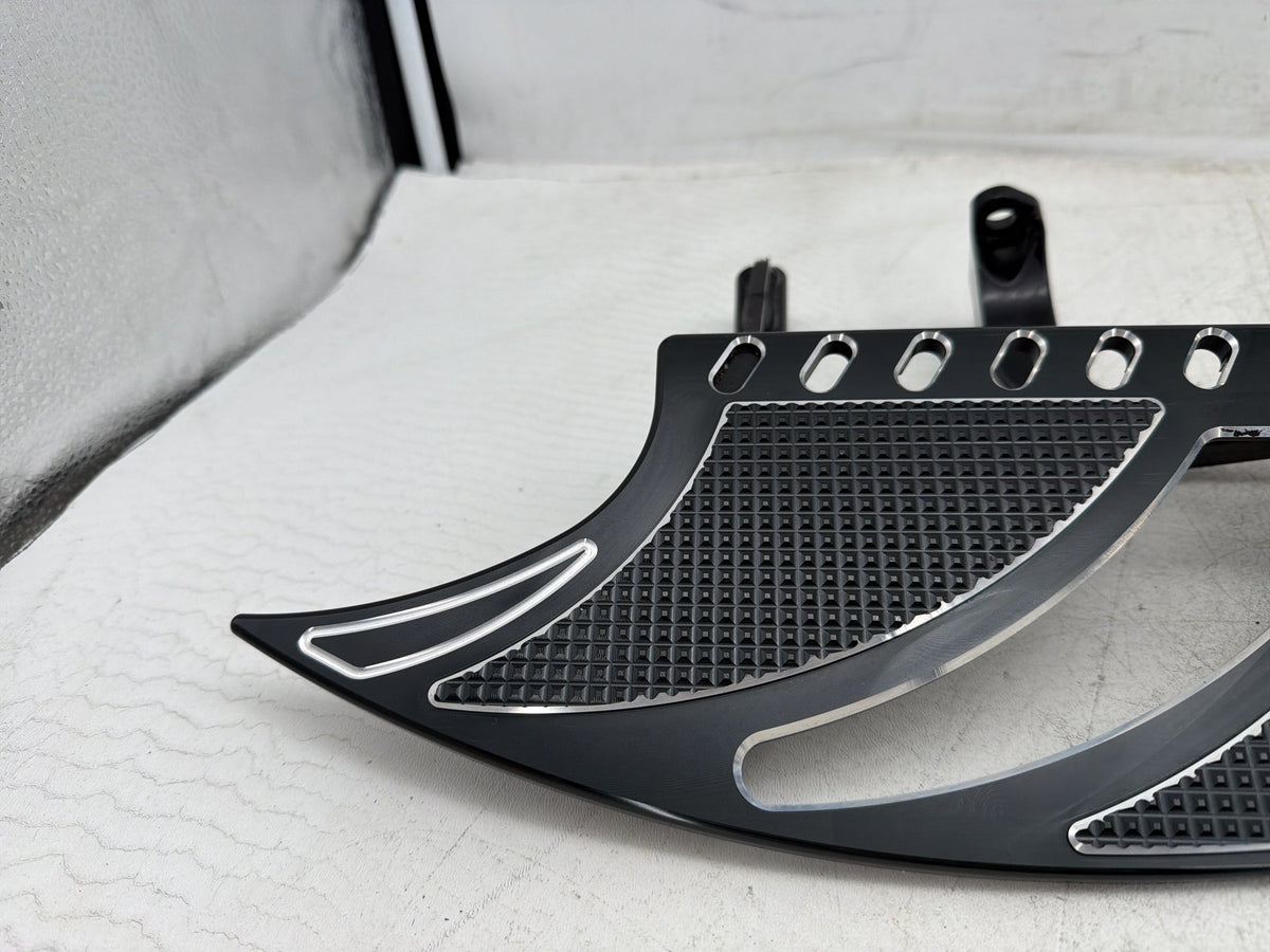 10 Harley Road King Touring Police Left Right Driver & Pass Floorboard Foot Rest