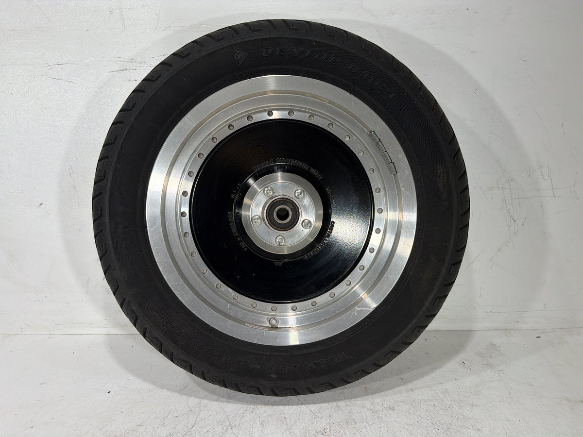 2001 Harley Fat Boy Softail FLSTFI OEM Front Wheel Rim Tire 130/90B16 16"