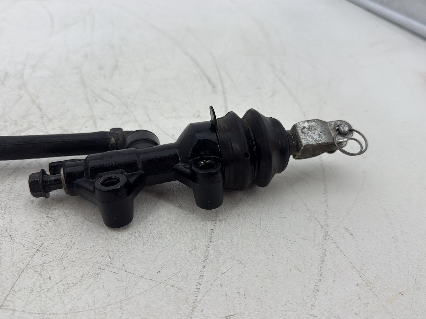 2013 Harley Forty-Eight Sportster 1200X OEM Rear Brake Master Cylinder Bottle Brake Line