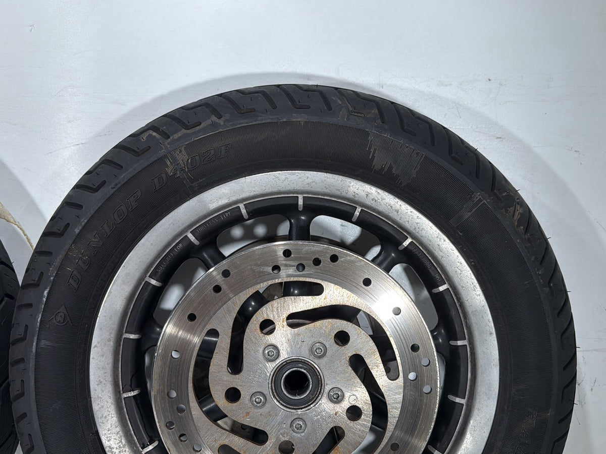 2005 Harley Electra Glide Touring Ultra OEM Front & Rear Wheel Rim Tire 16"