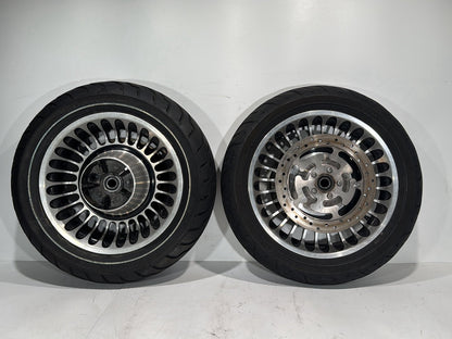 2007 - 2012 Harley-Davidson Touring Road Glide Front & Rear Wheel Rim Tire 	43493-09