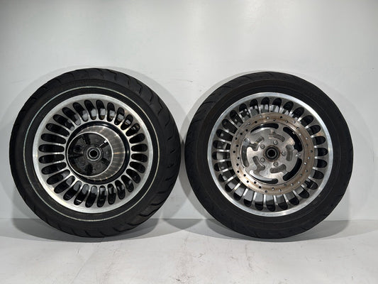 2007 - 2012 Harley-Davidson Touring Road Glide Front & Rear Wheel Rim Tire 	43493-09